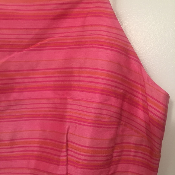 Vintage Ann Taylor 100% Silk Pink Stripe Camisole - Picture 2 of 8